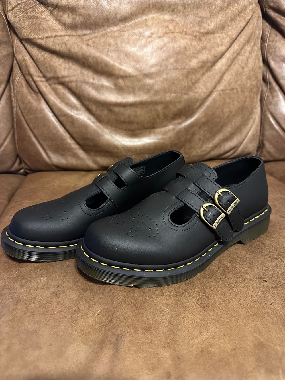 Dr. Martens Black 8065 Mary Jane Shoes